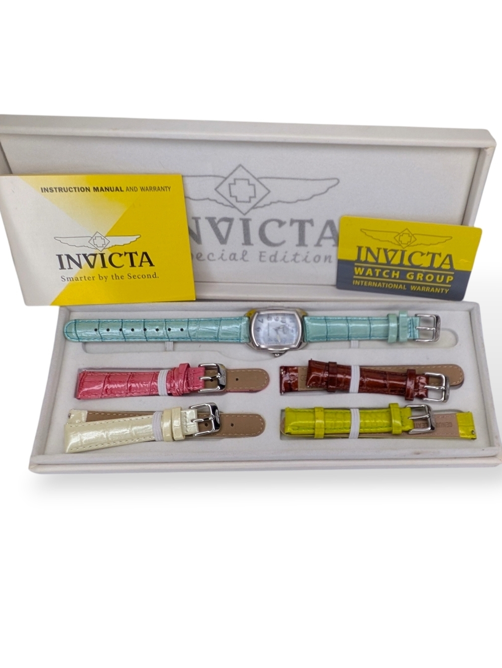 Invicta Watch Special Edition Gift Set Tritnite Night Glow Interchangeable Bands